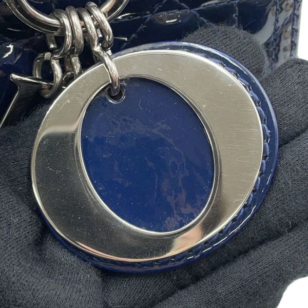 ディオール ハンドバッグ カナージュ レディディオール ミディアム パテント VRB44551 2way