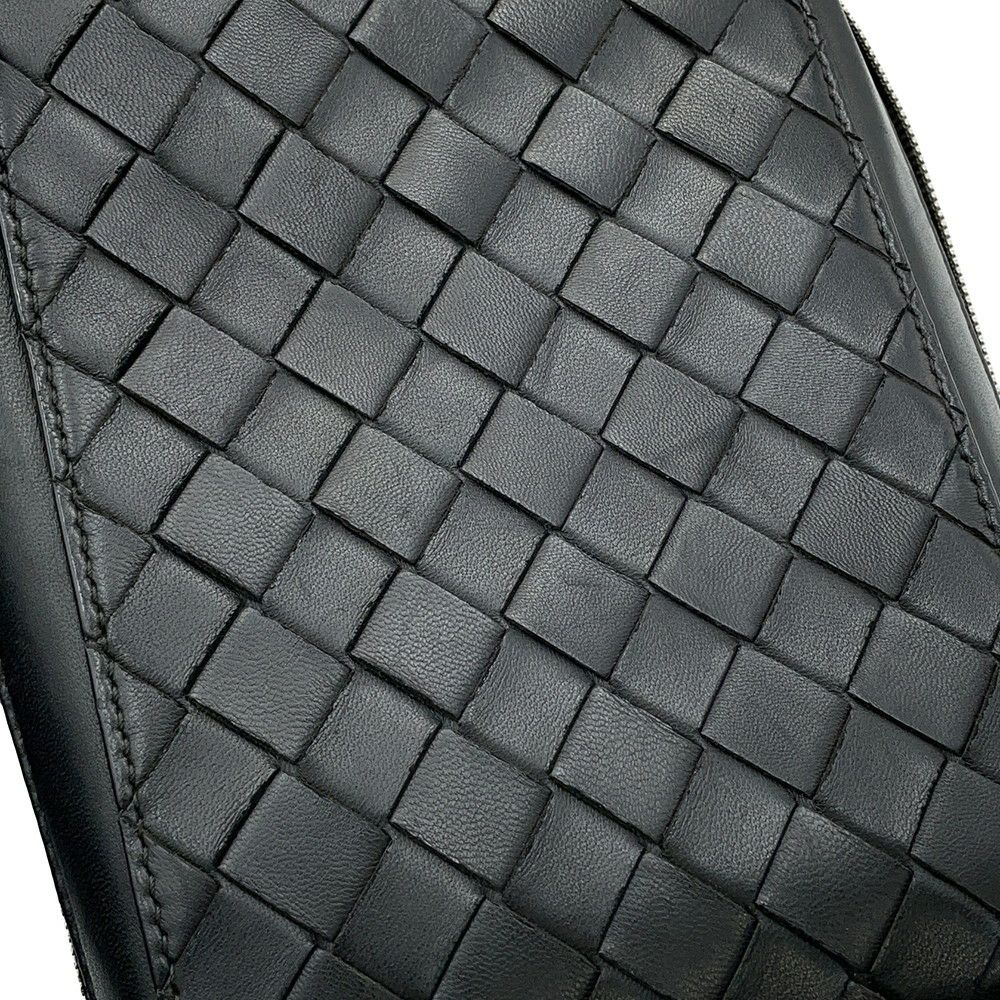 ボッテガヴェネタ ショルダーバッグ イントレチャート レザー 592692 BOTTEGA VENETA 黒