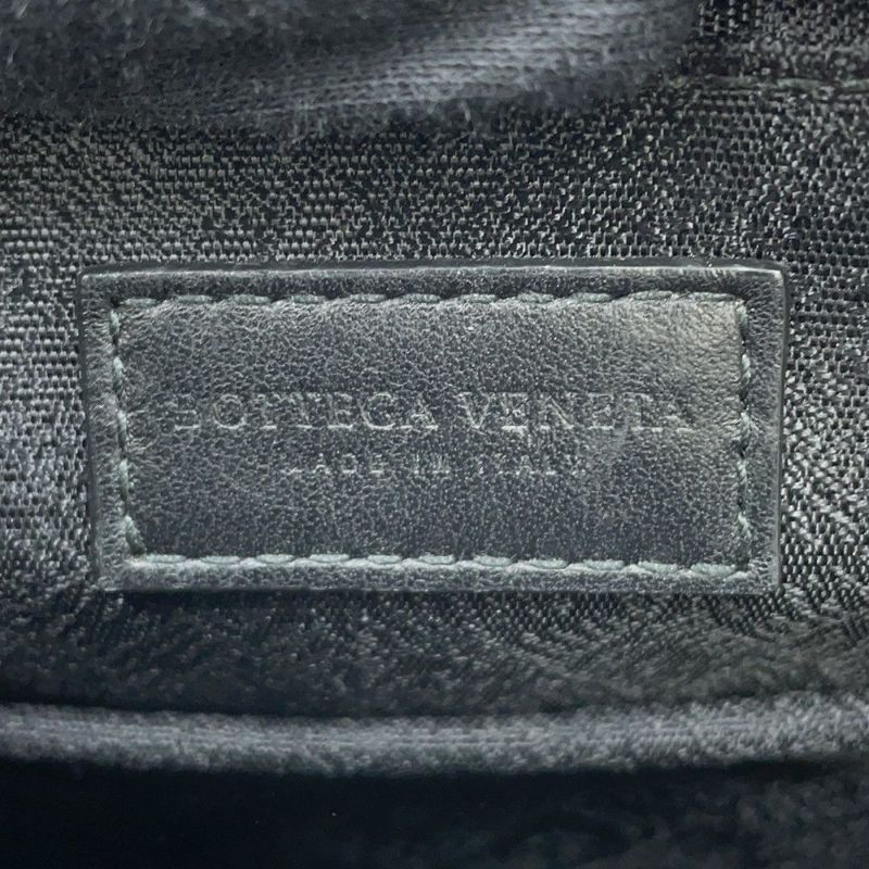 ボッテガヴェネタ ショルダーバッグ イントレチャート レザー 592692 BOTTEGA VENETA 黒