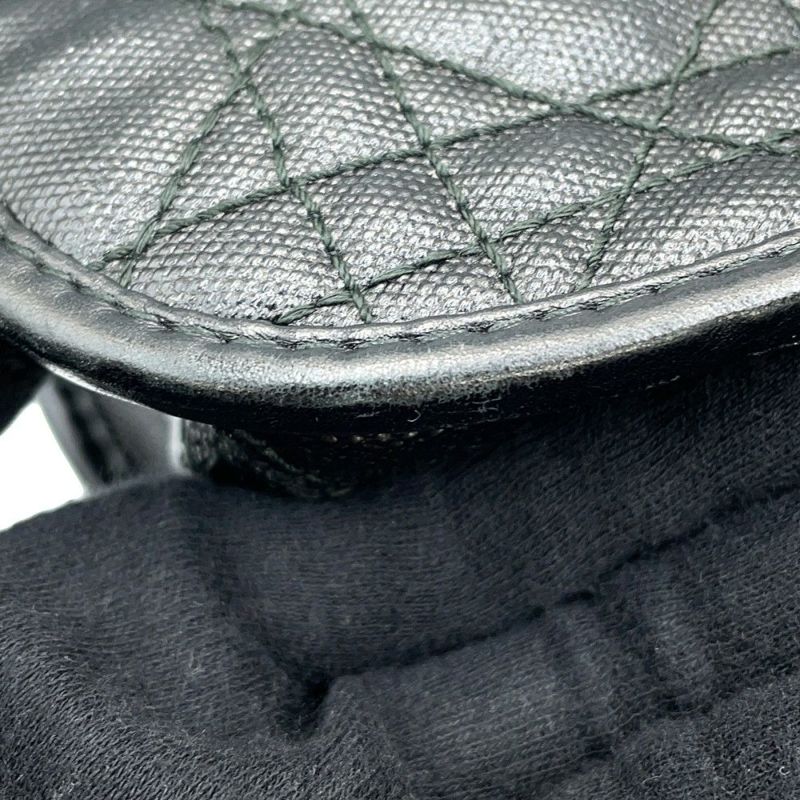 クリスチャン・ディオール ショルダーバッグ カナージュ メッセンジャー M1022PPCD Christian Dior 黒