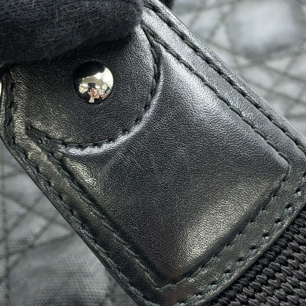 クリスチャン・ディオール ショルダーバッグ カナージュ メッセンジャー M1022PPCD Christian Dior 黒