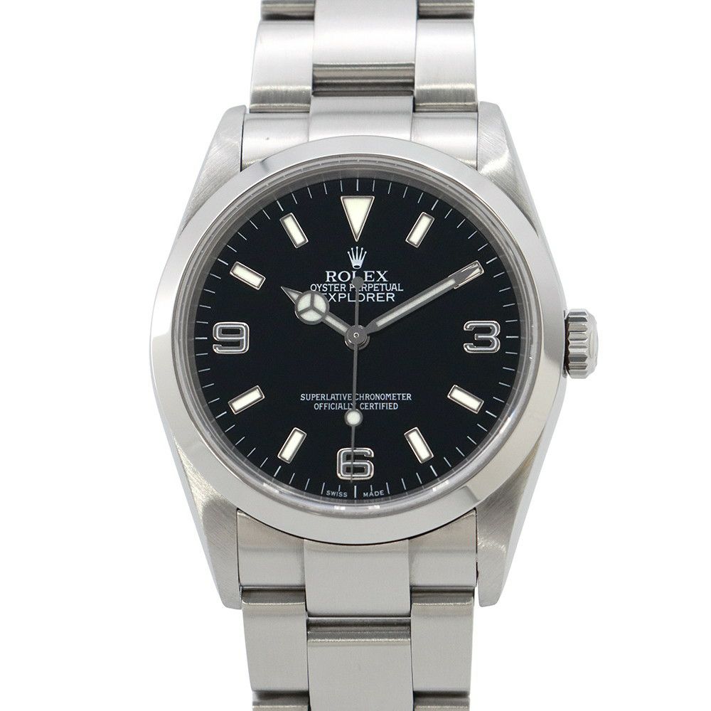ロレックス エクスプローラー1 F番 114270 ROLEX 腕時計 黒文字盤