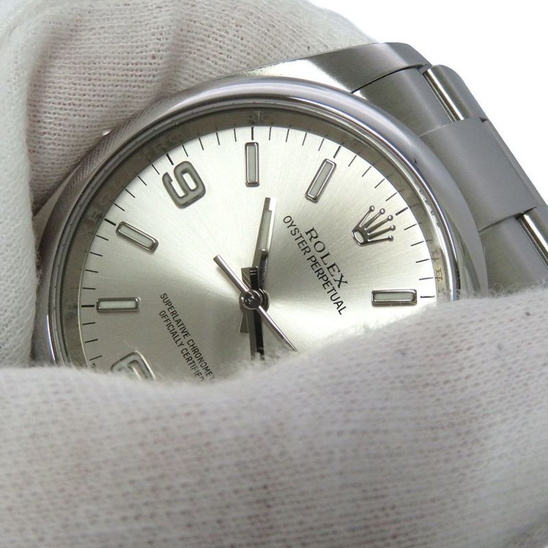 ロレックス オイスターパーペチュアル36 ランダムシリアル ルーレット 116000 ROLEX 腕時計 ウォッチ シルバー文字盤