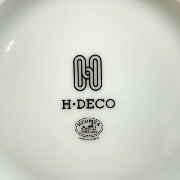 エルメス プレート アッシュデコ H DECO パンプレート2枚セット 陶器 HERMES ギフト 黒 白