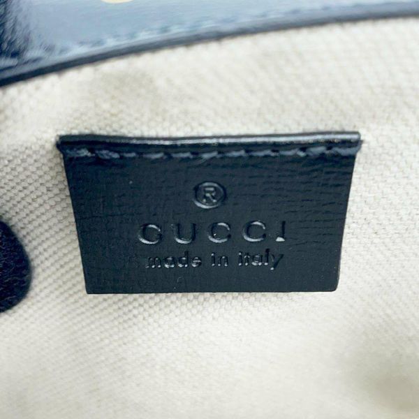 グッチ ショルダーバッグ ホースビット 1955 レザー 658574 GUCCI バッグ 斜め掛け 2way ウェブ 黒