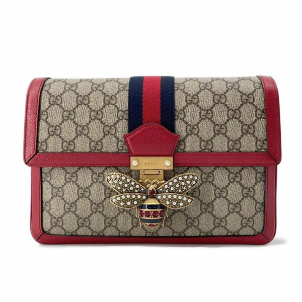 グッチ ショルダーバッグ ビー クイーン マーガレット GGスプリーム 524356 GUCCI バッグ