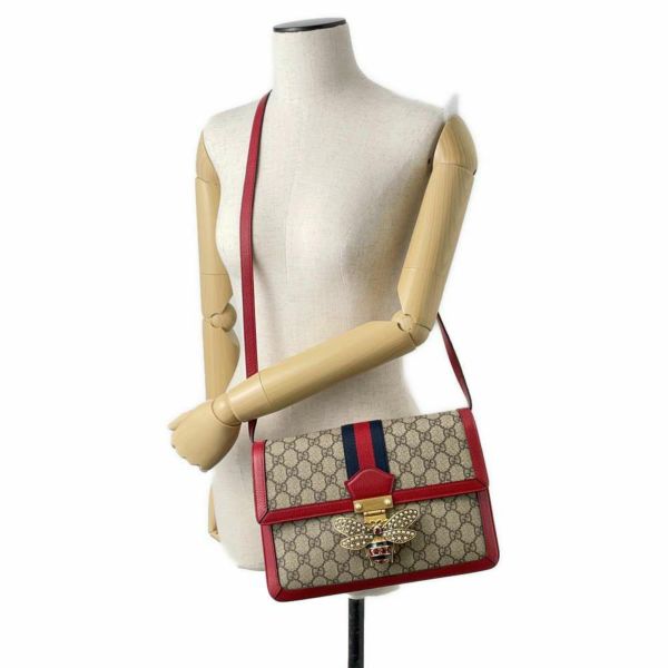 グッチ ショルダーバッグ ビー クイーン マーガレット GGスプリーム 524356 GUCCI バッグ