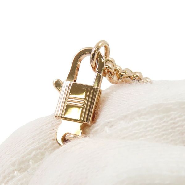 エルメス ネックレス ケリー・クロシェット ダイヤモンド K18PGピンクゴールド HERMES ペンダント ジュエリー