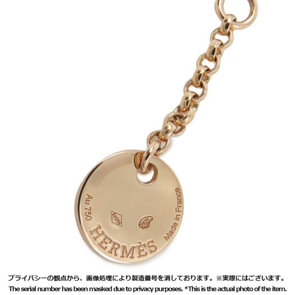 エルメス ネックレス ケリー・クロシェット ダイヤモンド K18PGピンクゴールド HERMES ペンダント ジュエリー
