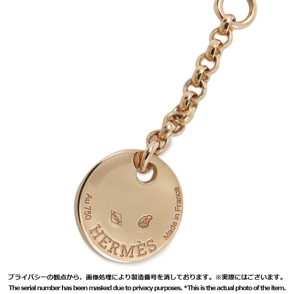 エルメス ネックレス ケリー・クロシェット ダイヤモンド K18PGピンクゴールド HERMES ペンダント ジュエリー