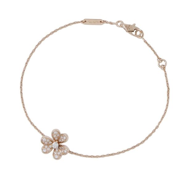 ヴァンクリーフ&アーペル ブレスレット フリヴォル ミニモデル ダイヤモンド 25P 0.22ct K18PGピンクゴールド VCARP7RD00