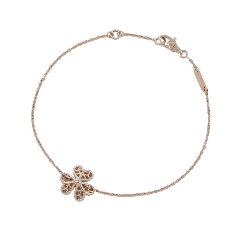 ヴァンクリーフ&アーペル ブレスレット フリヴォル ミニモデル ダイヤモンド 25P 0.22ct K18PGピンクゴールド VCARP7RD00