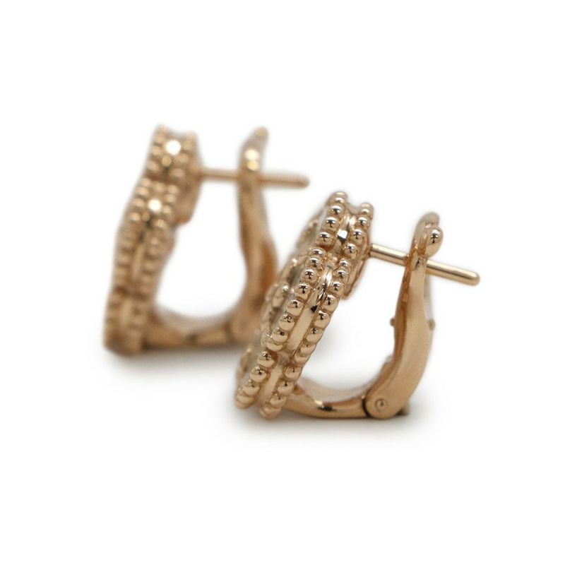 ヴァンクリーフ&アーペル ピアス ラッキー スプリング イヤリング プラムブロッサム マザーオブパール K18PG VCARP7RU00