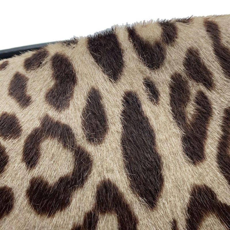 トッズ ハンドバッグ ダブルT ハラコ TOD'S 2wayショルダーバッグ レオパード ヒョウ柄 ゼブラ