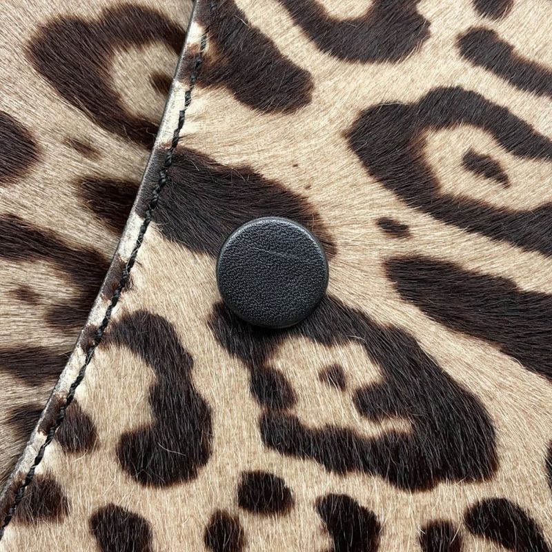 トッズ ハンドバッグ ダブルT ハラコ TOD'S 2wayショルダーバッグ レオパード ヒョウ柄 ゼブラ