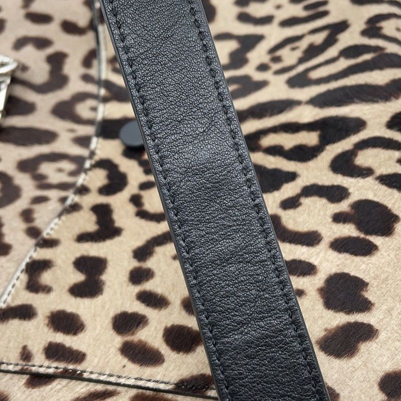 トッズ ハンドバッグ ダブルT ハラコ TOD'S 2wayショルダーバッグ レオパード ヒョウ柄 ゼブラ