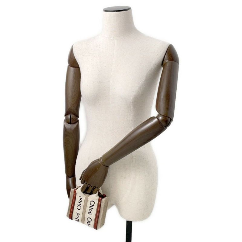 クロエ ショルダーバッグ ウッディ ナノ CHC22AP235I26 Chloe 2wayハンドバッグ