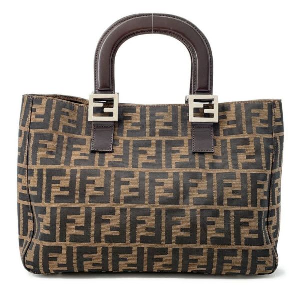 フェンディ ハンドバッグ ズッカ柄 キャンバス レザー 26693 FENDI