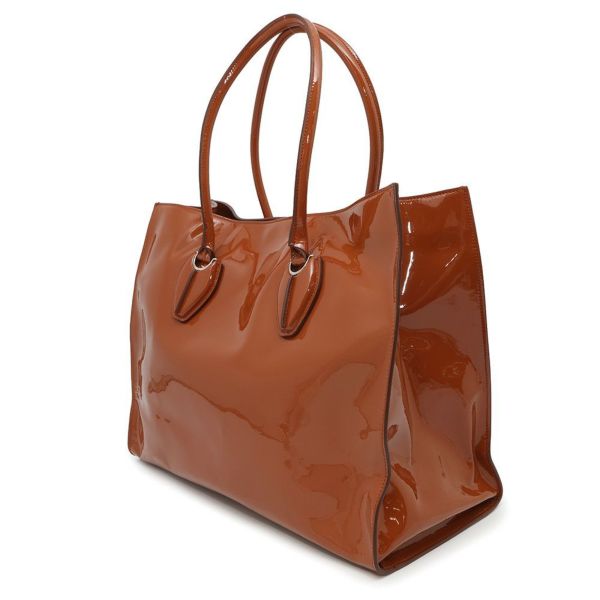 トッズ トートバッグ パテントレザー TOD'S バッグ