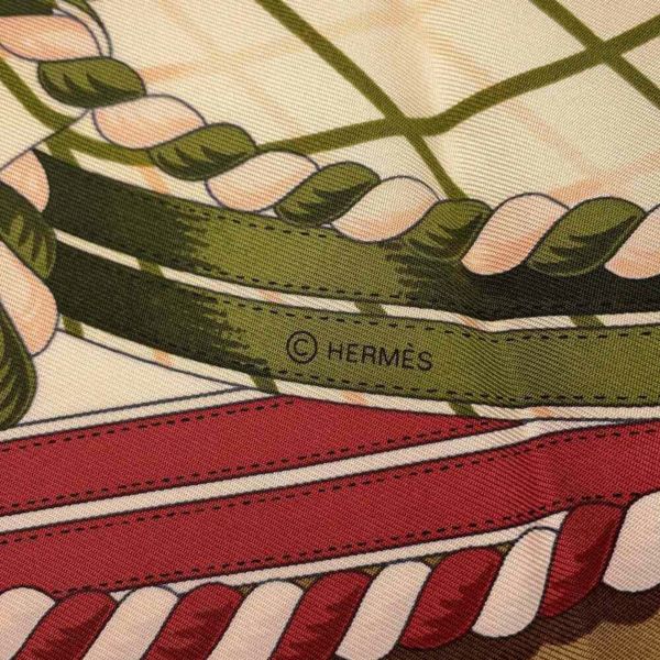 エルメス スカーフ カレ ウォッシュ 90 馬の礼装 Grande Tenue HERMES シルクスカーフ