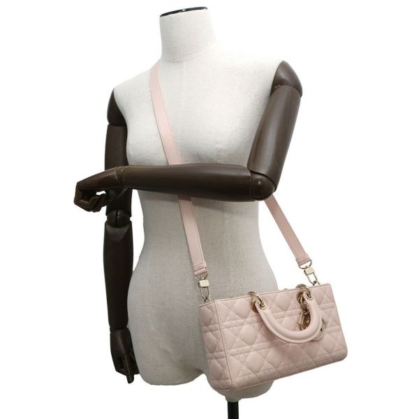 クリスチャン・ディオール ハンドバッグ カナージュ Lady D-Joy ミディアム Christian Dior 3wayショルダーバッグ