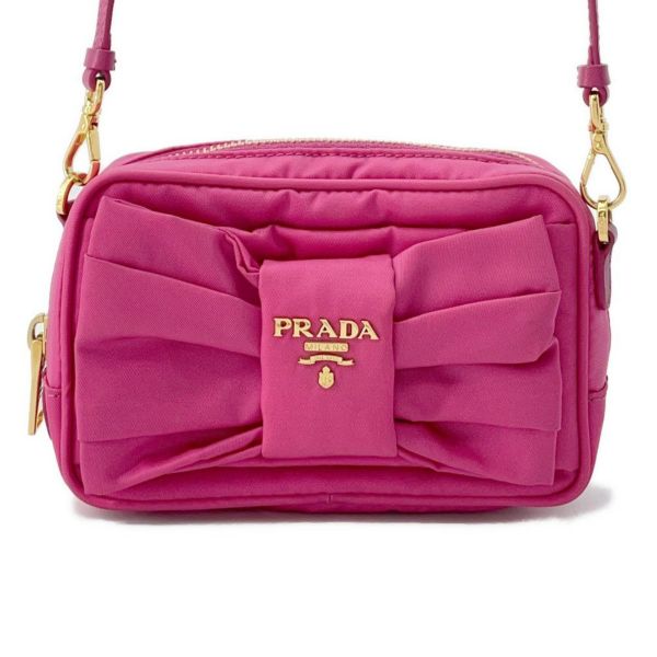 プラダ ショルダーバッグ リボン ナイロン 1N1727 PRADA バッグ