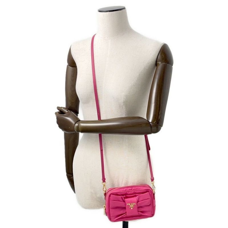 プラダ ショルダーバッグ リボン ナイロン 1N1727 PRADA バッグ