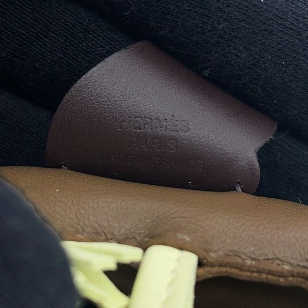 エルメス バッグチャーム ロデオPM ペガサス エトゥープ/ジョーヌミルトン/ルージュセリエ ラムスキン B刻印