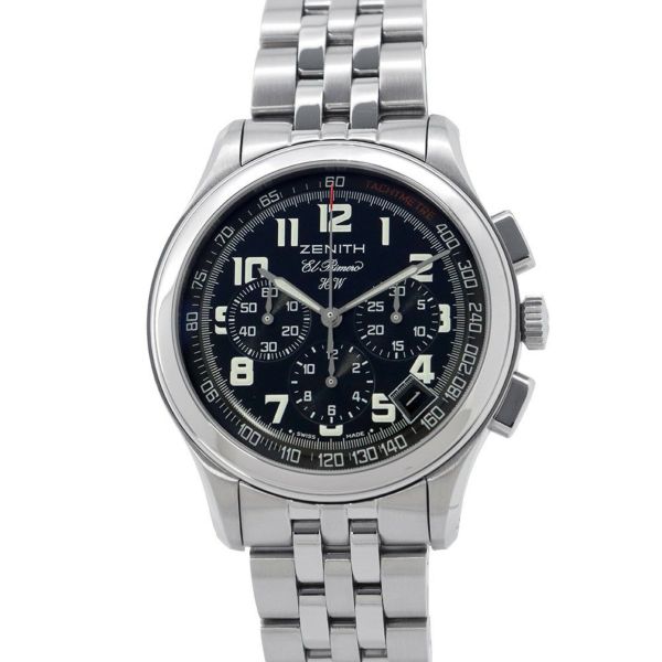 ゼニス クラス エル・プリメロ 02.0500.420/24 ZENITH 腕時計 ウォッチ 黒文字盤