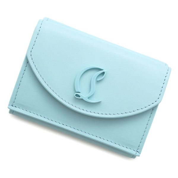 クリスチャン・ルブタン 三つ折り財布 Loubi54 ルビ54 コンパクトウォレット レザー 3235108 Christian Louboutin