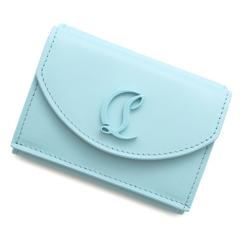 クリスチャン・ルブタン 三つ折り財布 Loubi54 ルビ54 コンパクトウォレット レザー 3235108 Christian Louboutin