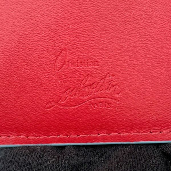 クリスチャン・ルブタン 三つ折り財布 Loubi54 ルビ54 コンパクトウォレット レザー 3235108 Christian Louboutin