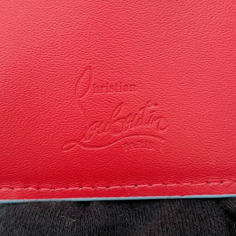 クリスチャン・ルブタン 三つ折り財布 Loubi54 ルビ54 コンパクトウォレット レザー 3235108 Christian Louboutin