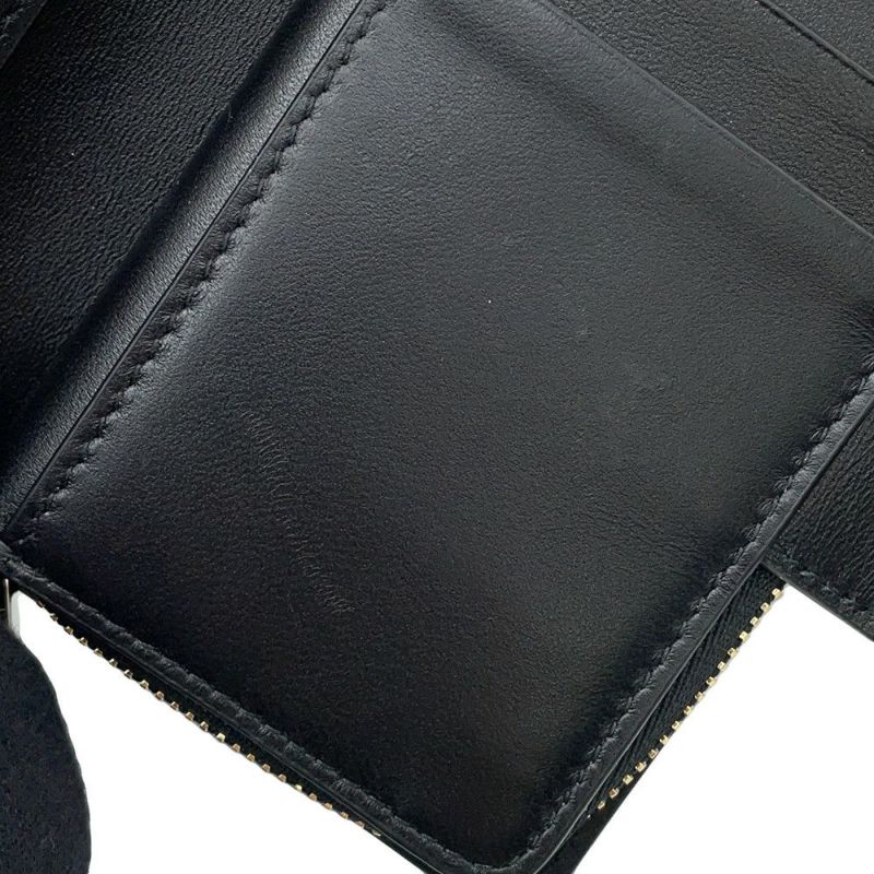 クリスチャン・ディオール 二つ折り財布 My Dior Dittany ウォレット ラムスキン S6022ONMJ Christian Dior 黒