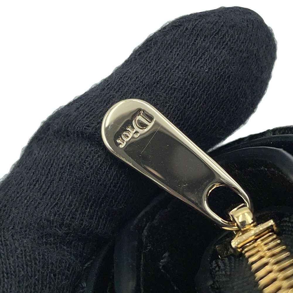 クリスチャン・ディオール 二つ折り財布 My Dior Dittany ウォレット ラムスキン S6022ONMJ Christian Dior 黒