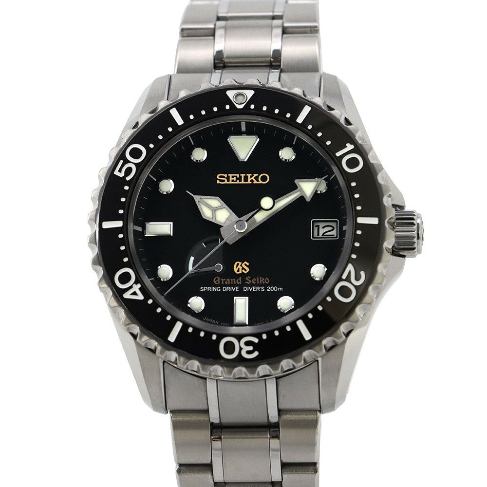 セイコー グランドセイコー スポーツコレクション マスターショップ限定 SBGA031 SEIKO 腕時計 黒文字盤