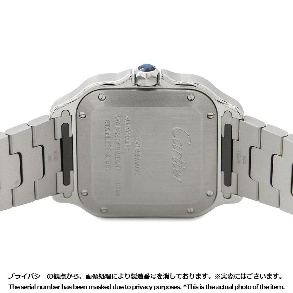カルティエ サントス ドゥ カルティエ ミディアムモデル WSSA0063 Cartier 腕時計 ブルー文字盤