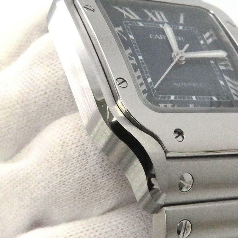 カルティエ サントス ドゥ カルティエ ミディアムモデル WSSA0063 Cartier 腕時計 ブルー文字盤