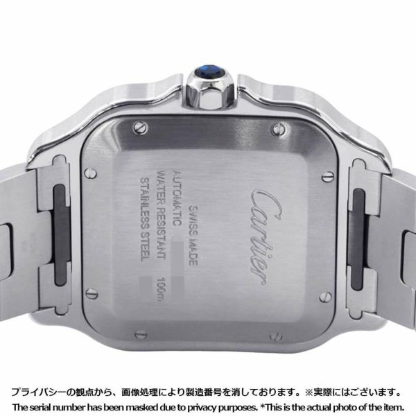 カルティエ サントス ドゥ カルティエ LM WSSA0047 Cartier 腕時計 シルバー文字盤