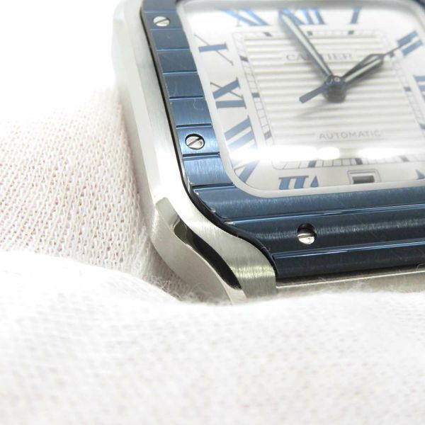 カルティエ サントス ドゥ カルティエ LM WSSA0047 Cartier 腕時計 シルバー文字盤