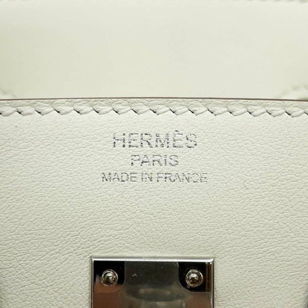 エルメス バーキン25 マッシュルーム/シルバー金具 スイフト B刻印 HERMES Birkin ハンドバッグ