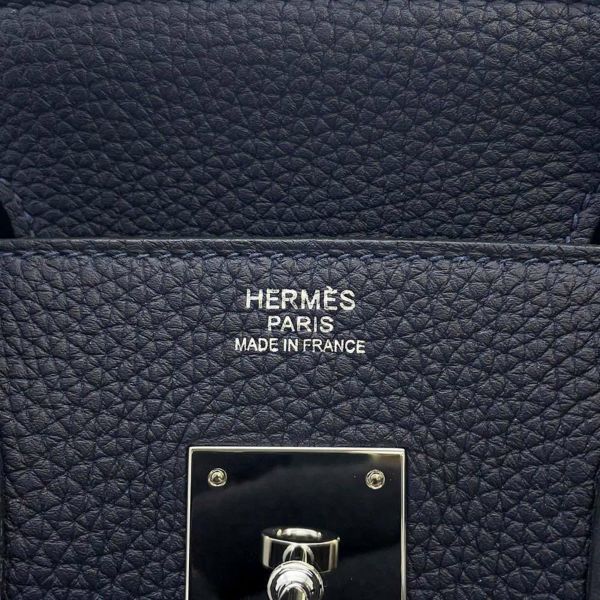 エルメス バーキン30 ブルーニュイ/シルバー金具 トゴ Y刻印 HERMES Birkin ハンドバッグ