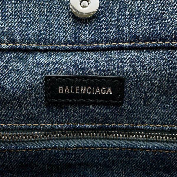 バレンシアガ ハンドバッグ エブリデイ ノースサウス スモール デニム 672791 BALENCIAGA 2way 安心保証