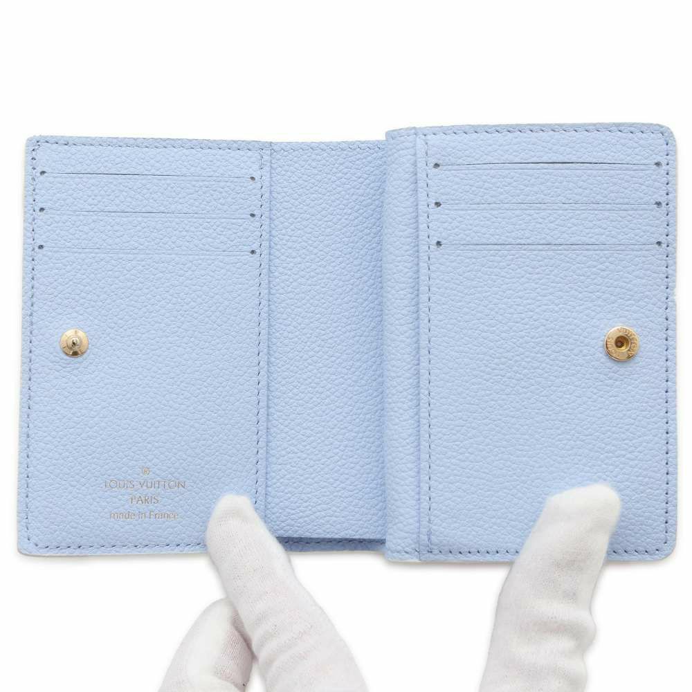 ルイヴィトン 二つ折り財布 モノグラム・アンプラント ポルトフォイユ・クレア M82934 日本限定 白 バイカラー