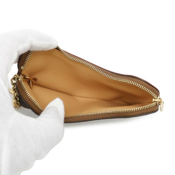 ルイヴィトン ポーチ モノグラム ボーン キーポーチ M12616 LOUIS VUITTON ヴィトン 小物入れ ブラウン