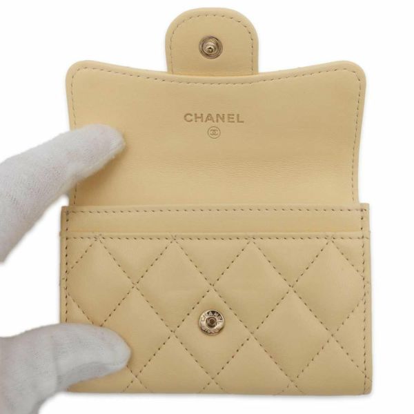 シャネル カードケース マトラッセ クラシック ココマーク ラムスキン AP0214 CHANEL 小銭入れ  コインケース