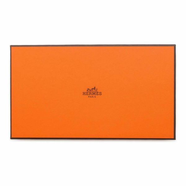 エルメス 長財布 アザップロング シルクイン ヴェールフィズ/シルバー金具 ヴォーエプソン U刻印