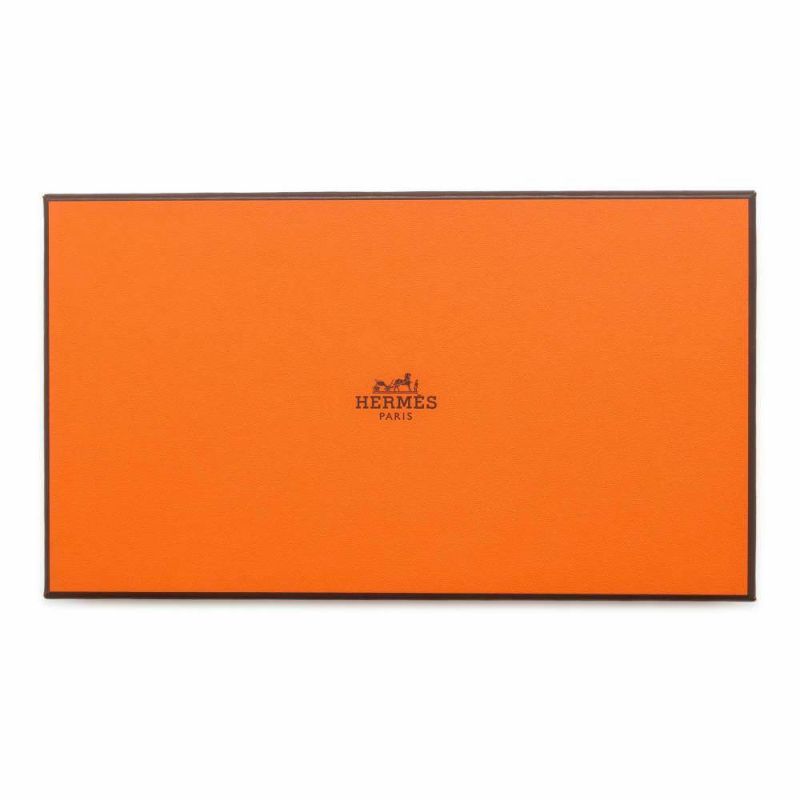 エルメス 長財布 アザップロング シルクイン ヴェールフィズ/シルバー金具 ヴォーエプソン U刻印