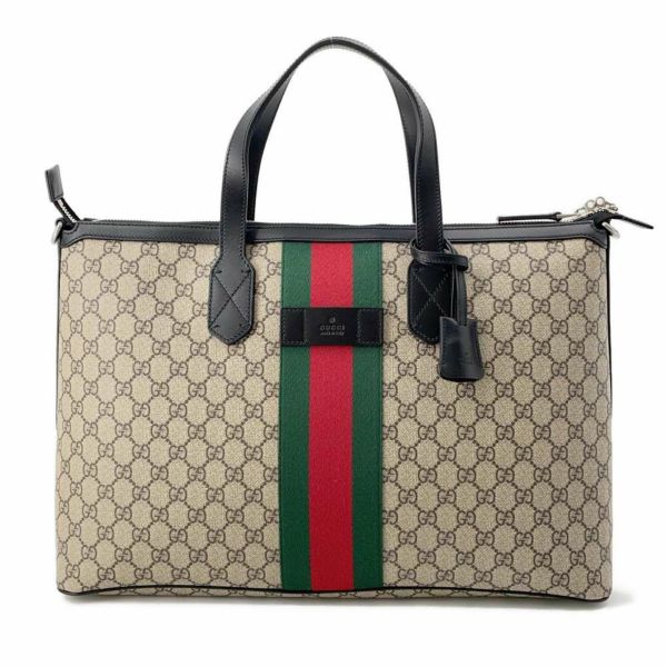 グッチ トートバッグ ダッフルバッグ GGスプリーム シェリーライン 359261 GUCCI 2wayショルダーバッグ 黒