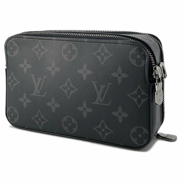 ルイヴィトン ショルダーバッグ モノグラム・エクリプス アルファ・ウェアラブル ウォレット M81260 LOUIS VUITTON 黒 ブラック